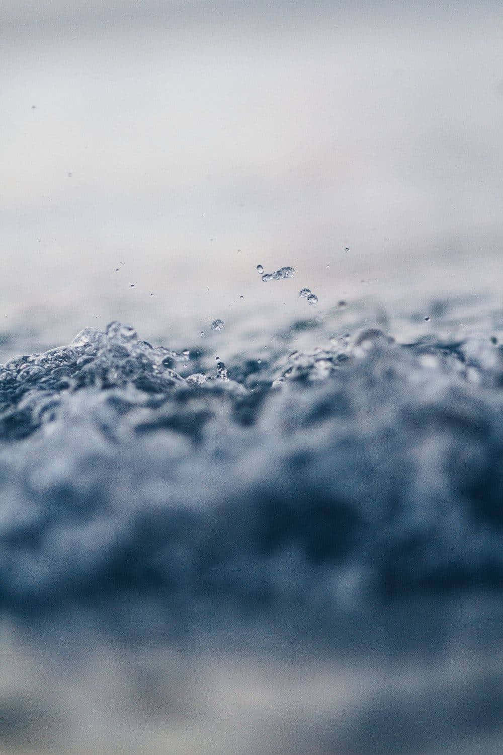 Water Splashing On The Surface Of The Ocean