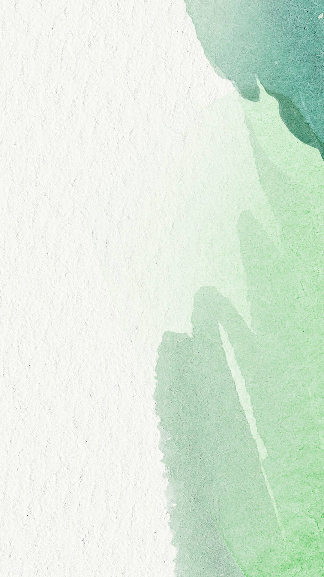 Watercolor Aesthetic Mint Green Iphone Background