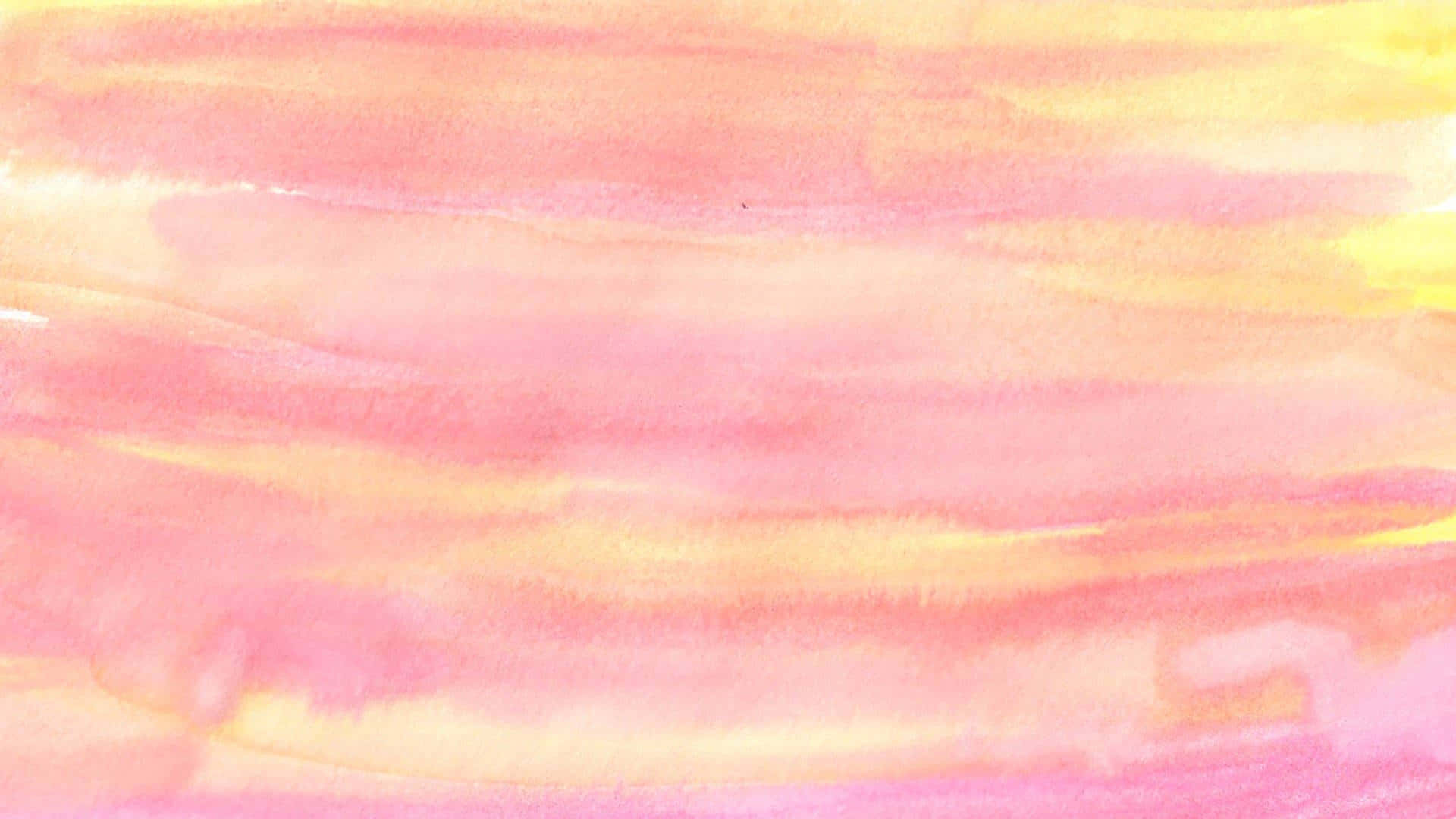 Watercolor Background - Pink And Yellow Watercolor Painting Background