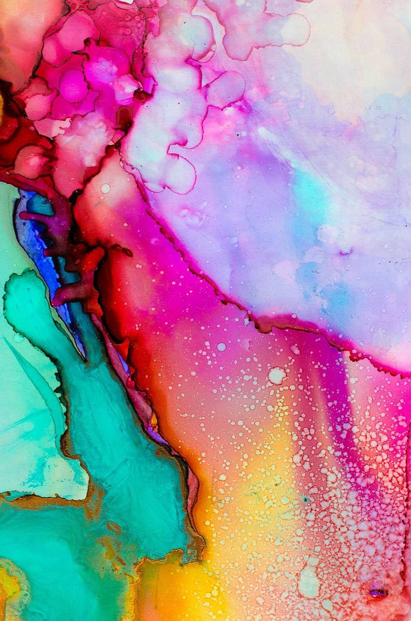 Watercolor Painting Beautiful Phone Background