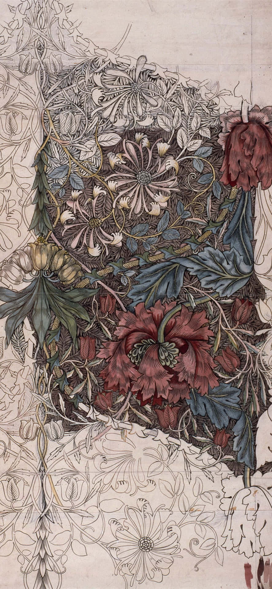 Watercolor Painting Effect On Iphone Background