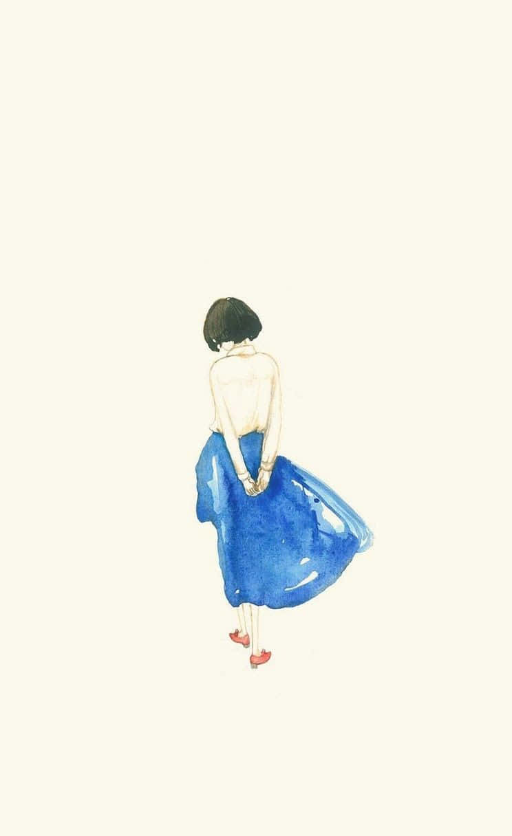 “watercolor Painting Enhances Your Iphone Visuals” Background