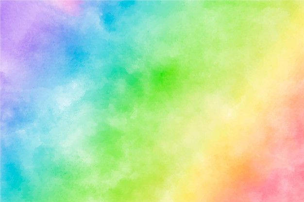 Watercolor Splash Rainbow Background Background