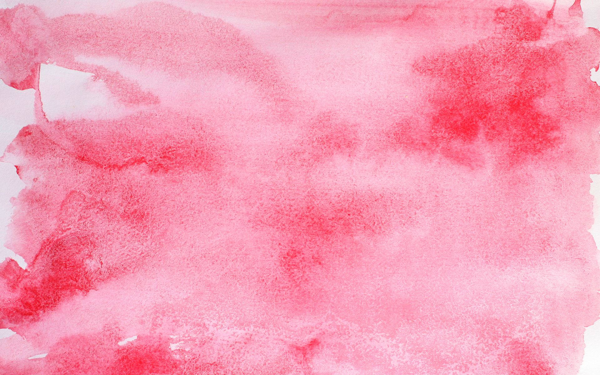 Watercolour Paint Aesthetic Pink Desktop Background