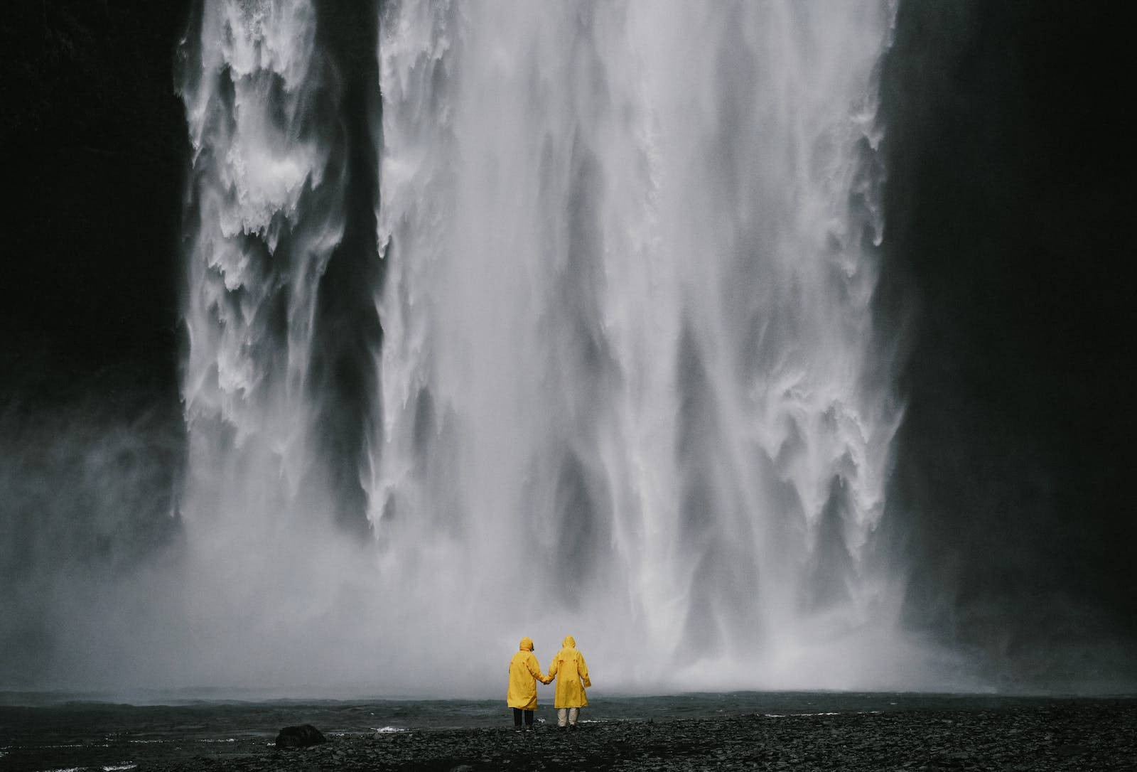 Waterfalls Love Full Hd Background