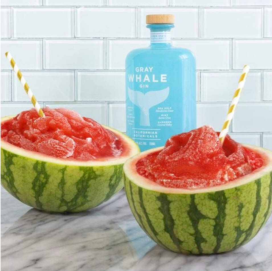 Watermelon Gray Whale Gin Background