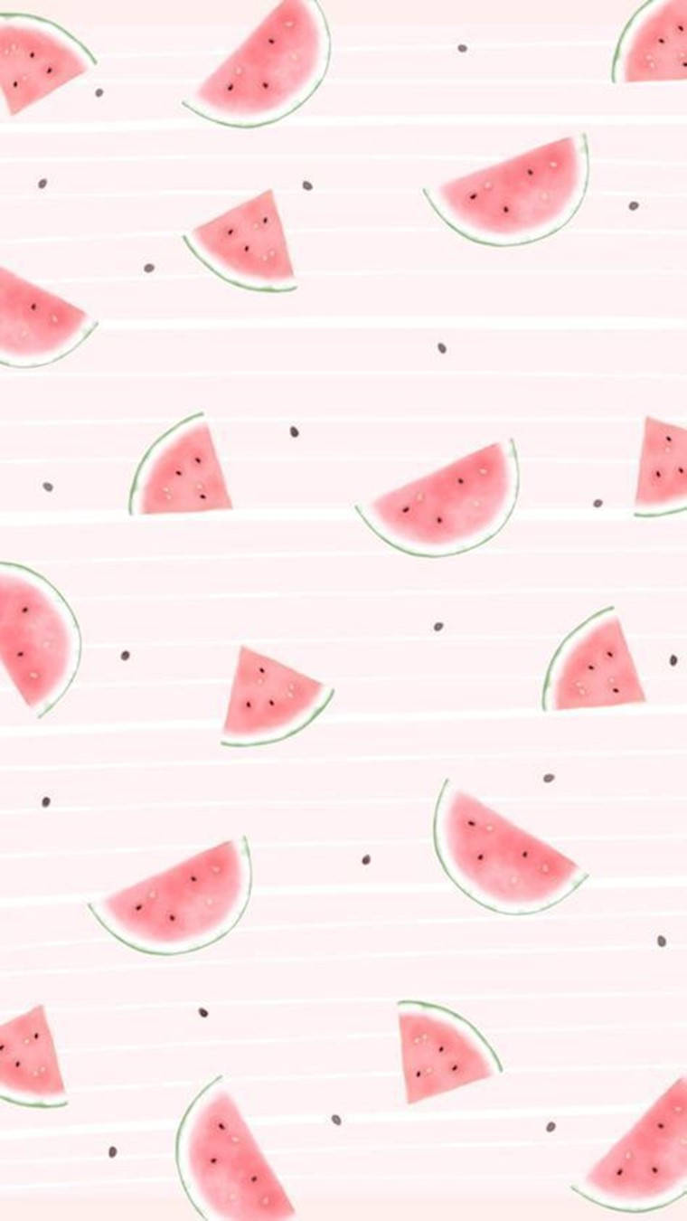 Watermelon Slices Girly Iphone Background