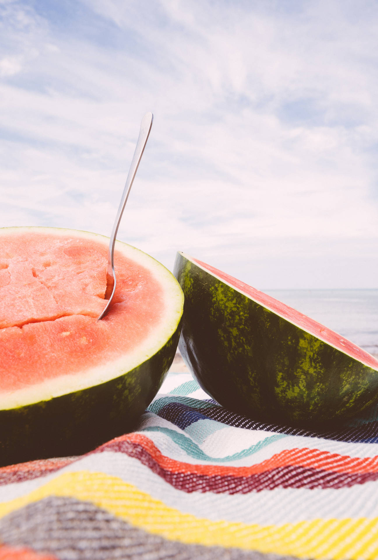 Watermelons In Summer Background