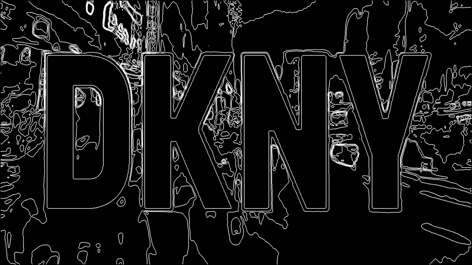 Wave Ripple Dkny Logo Background