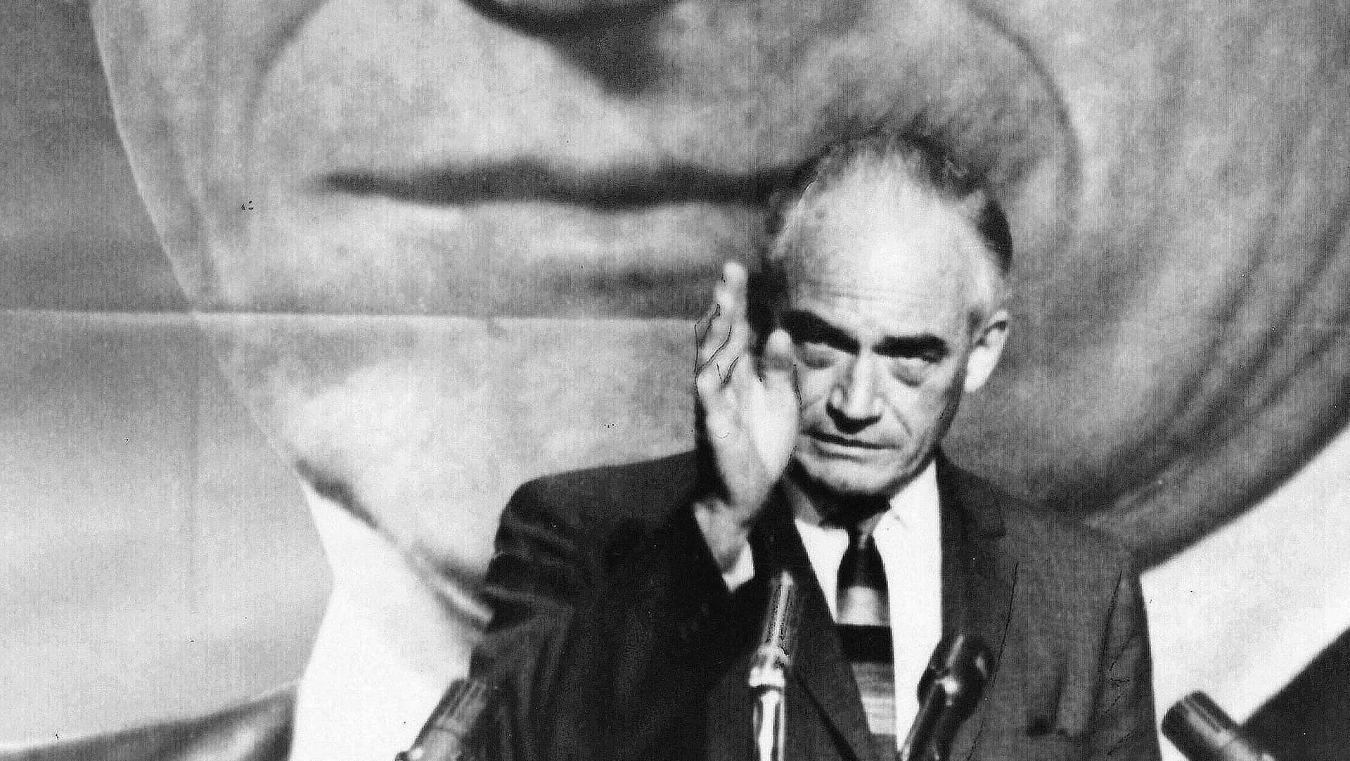 Waving Barry Goldwater