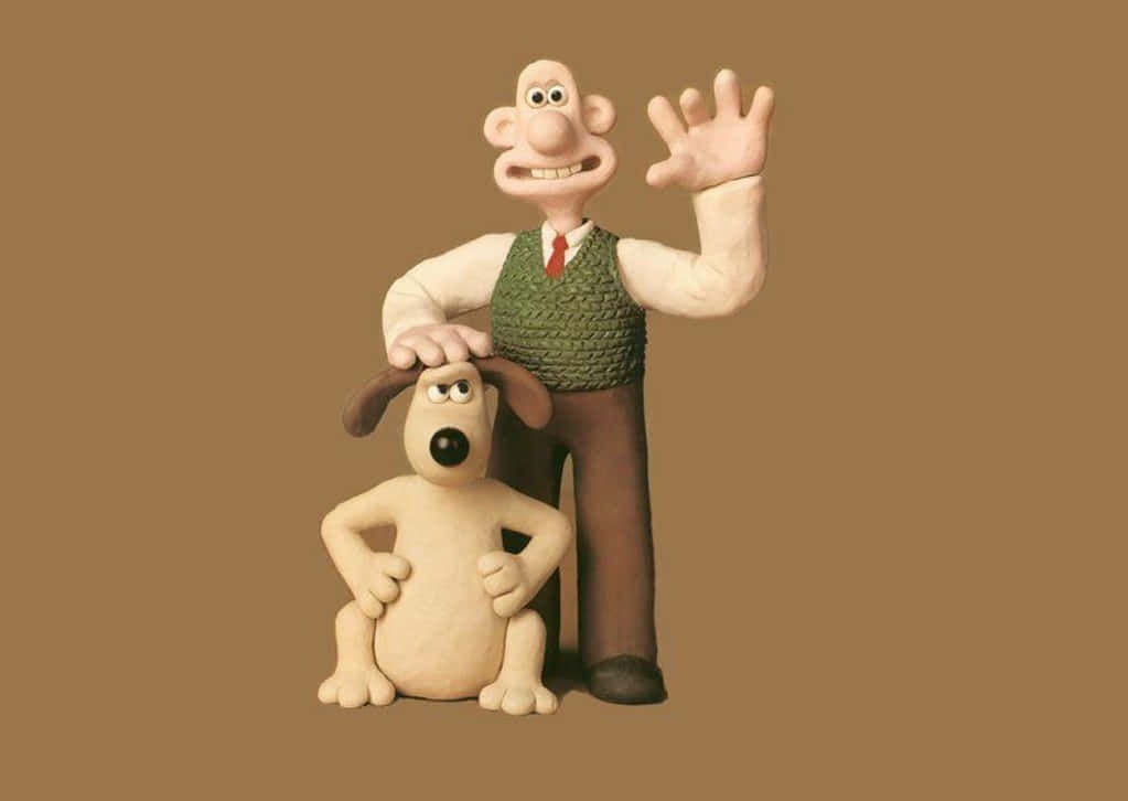 Waving Buddies Wallace & Gromit The Curse Of The Were-rabbit Background
