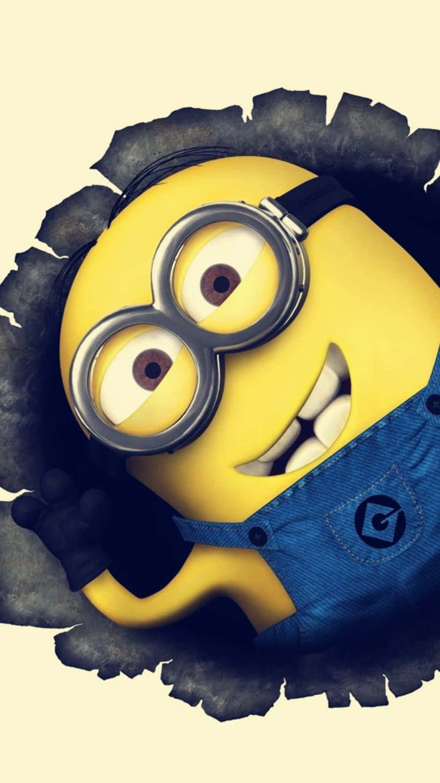 Waving Despicable Me Minion Iphone