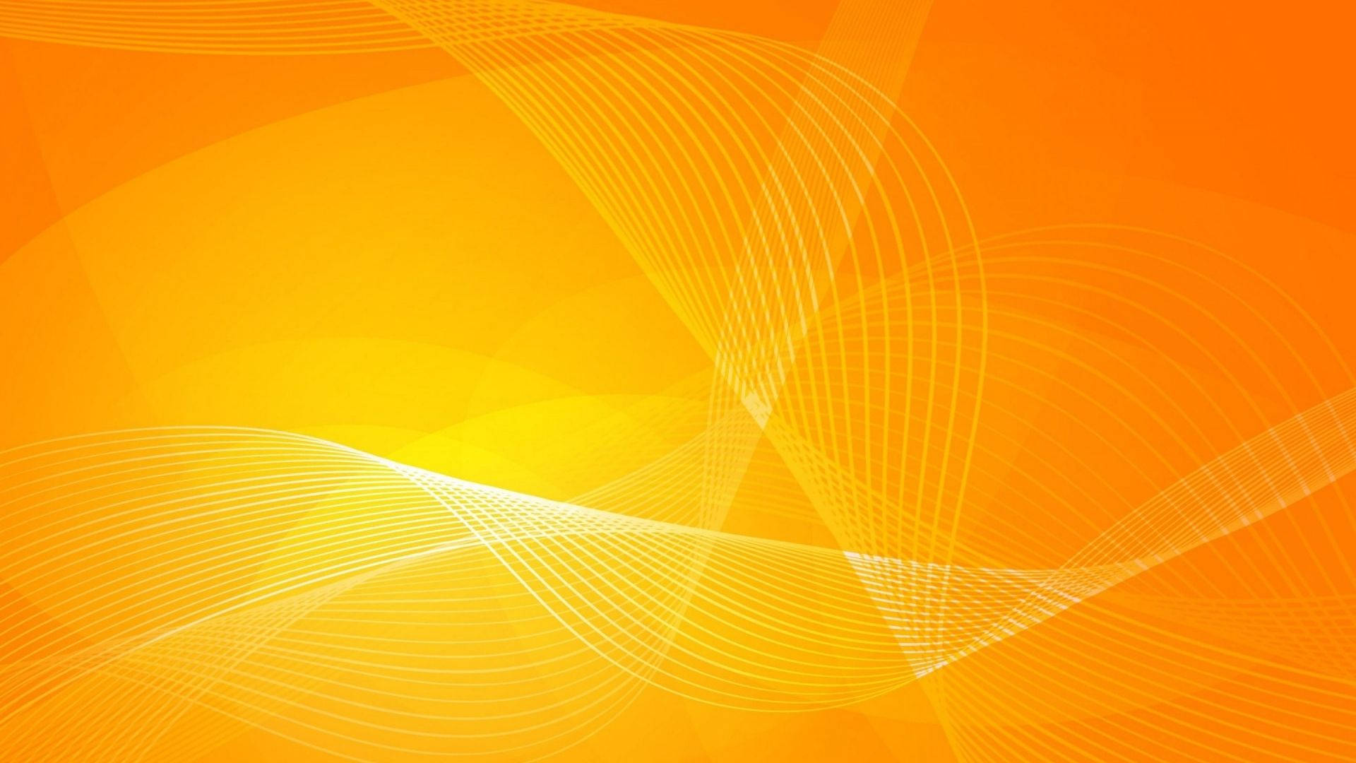 Wavy Lines On Orange Background Background