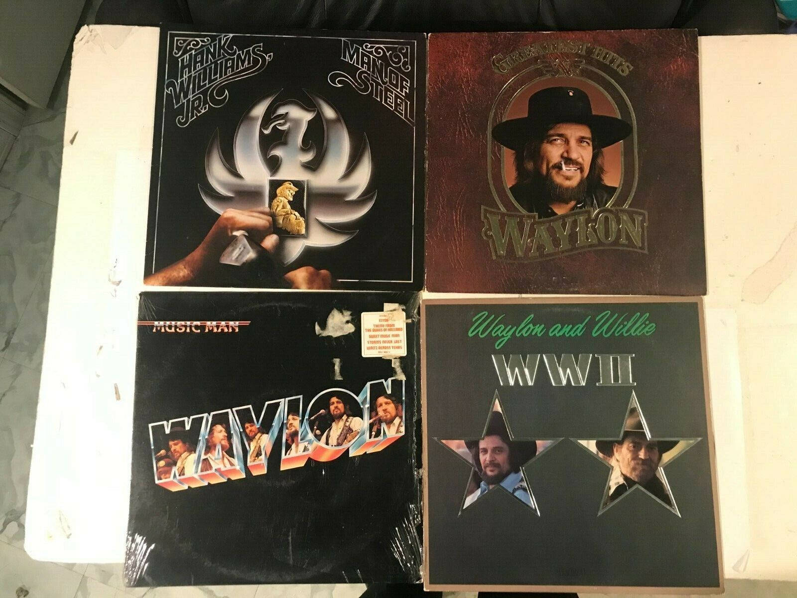 Waylon Jennings Album Collection Background