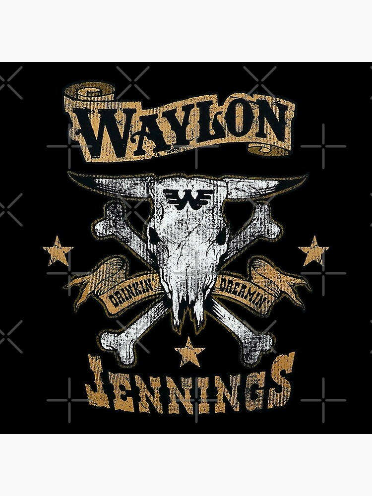 Waylon Jennings Logo Background