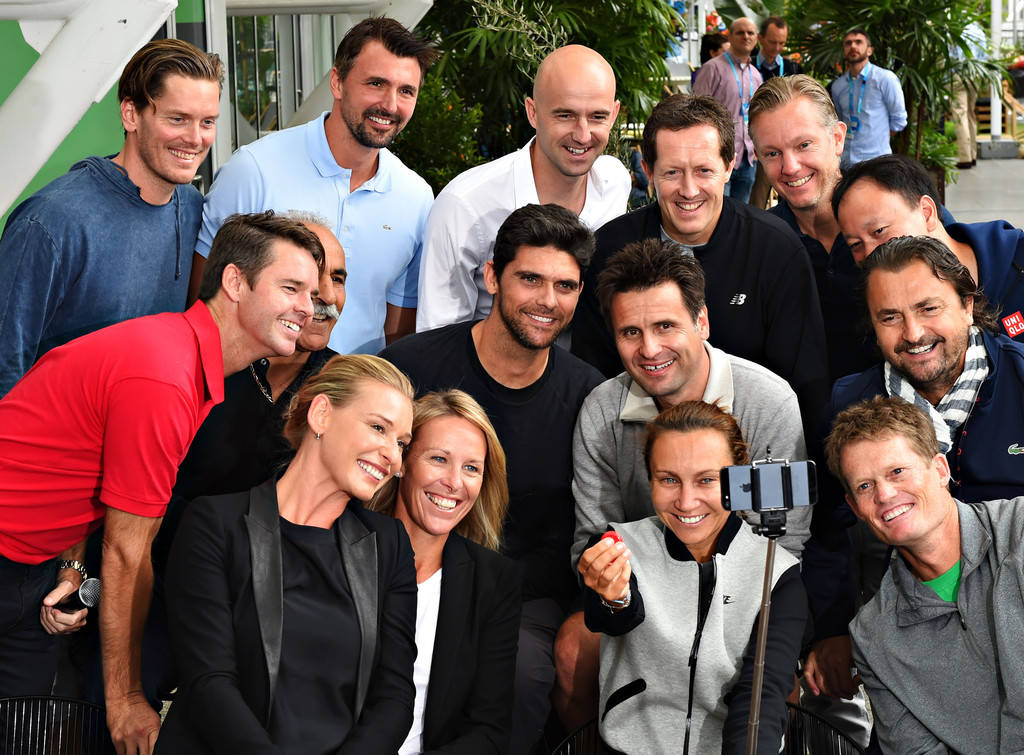 Wayne Ferreira Selfie With Tennis Players