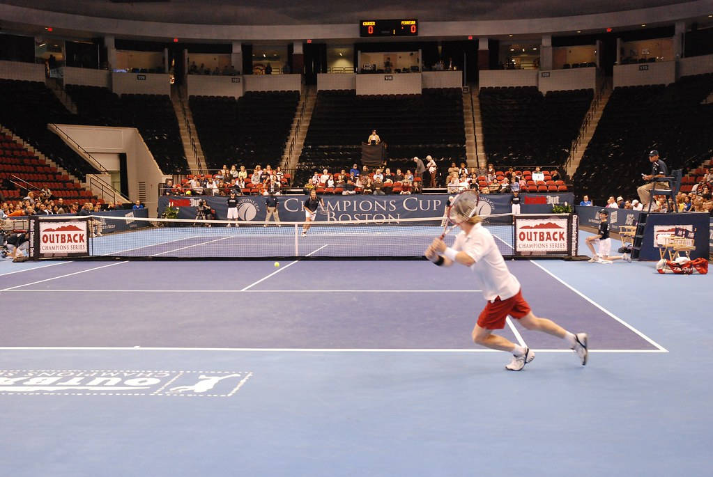 Wayne Ferreira Winning Moment At The Champions Cup In Boston Background