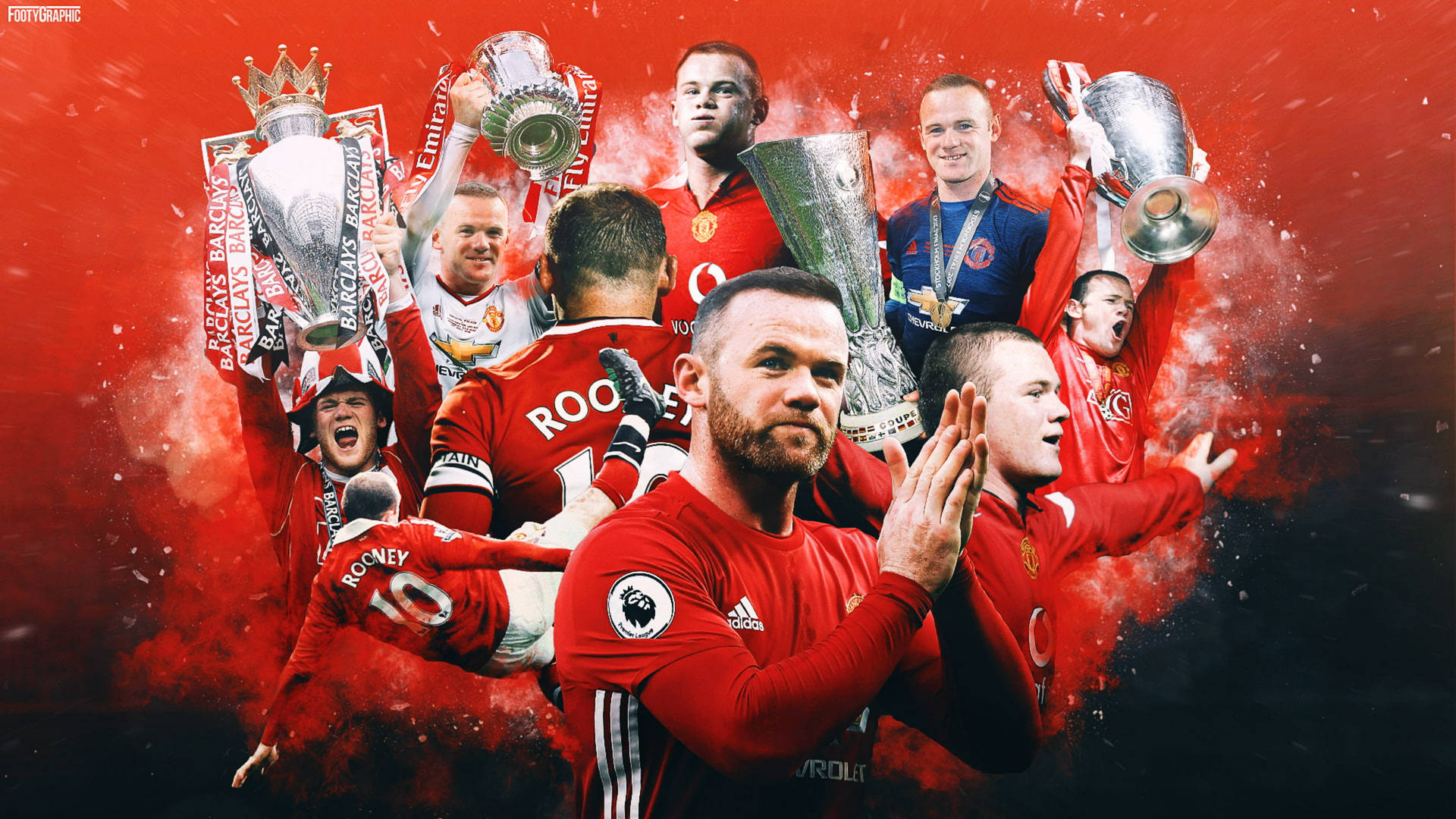 Wayne Rooney Champion Background
