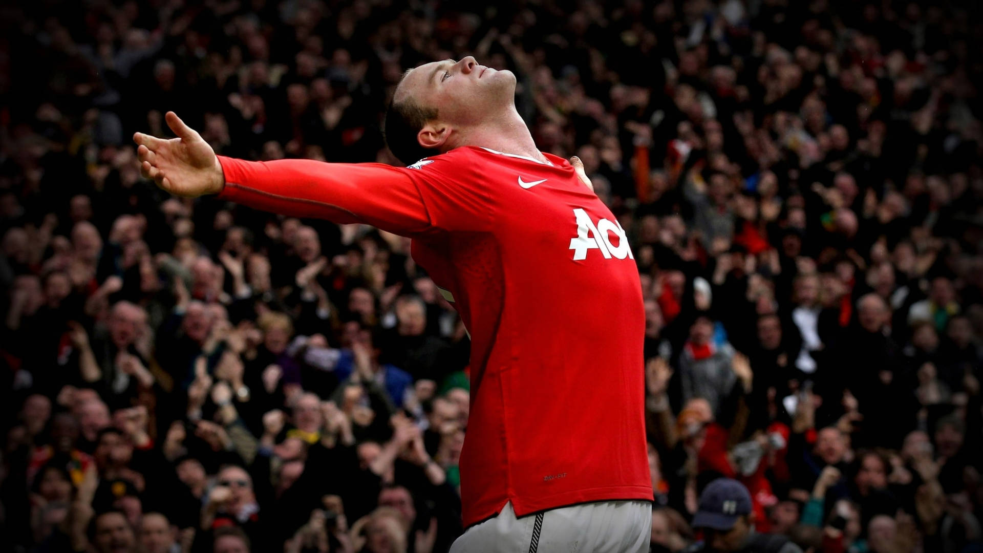 Wayne Rooney Feels The Moment Background