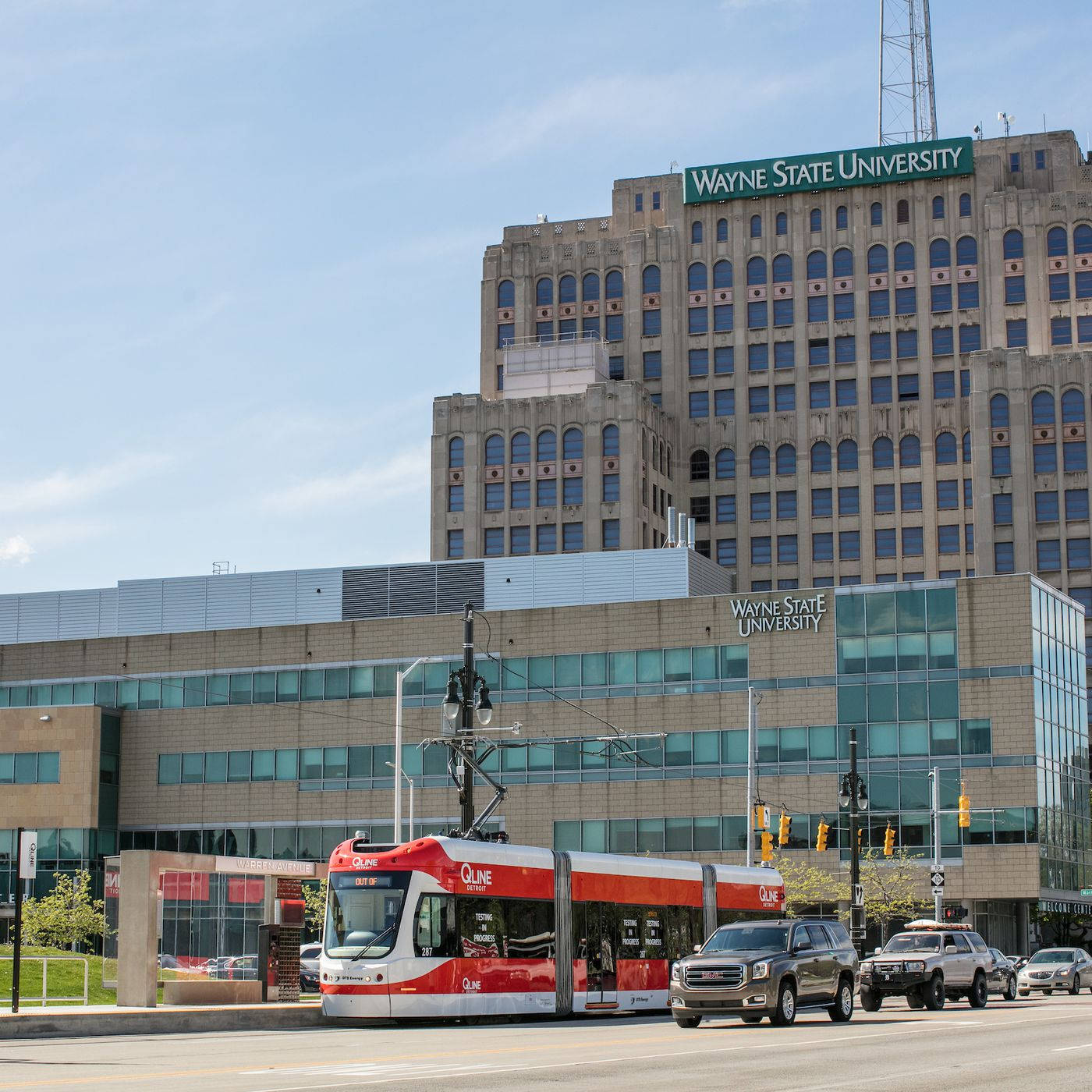 Wayne State University Buildings Background