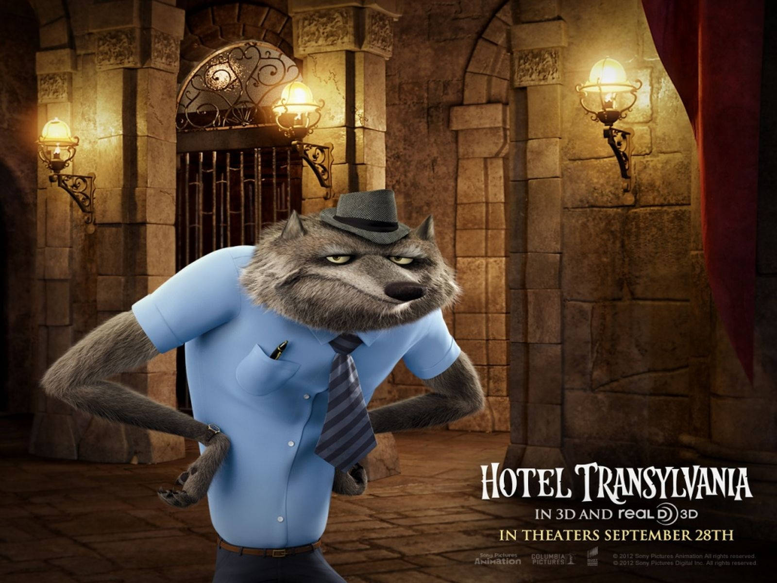 Wayne Werewolf From Hotel Transylvania Background