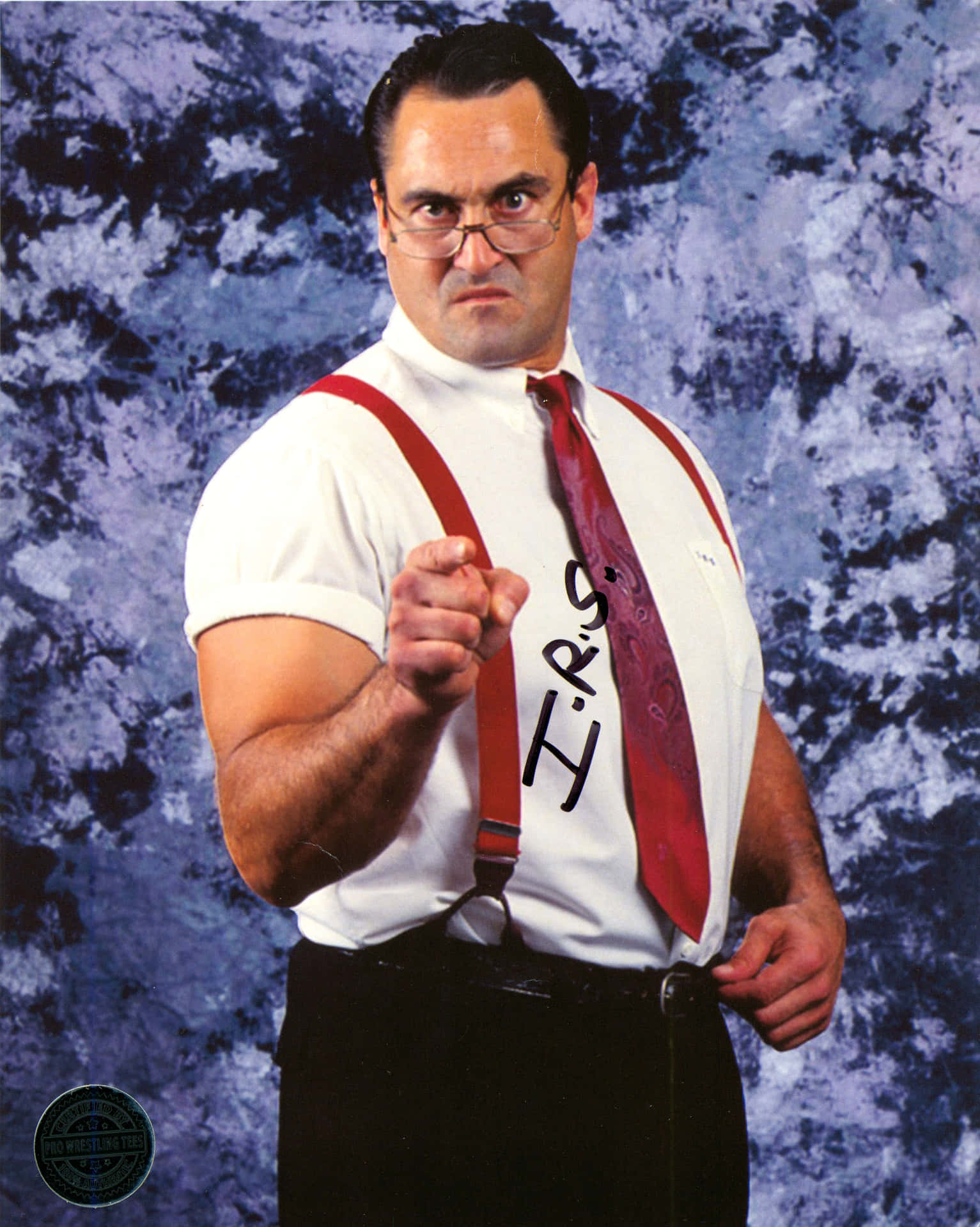 Wcw Champion Mike Rotunda Vintage Wwf Magazine Background
