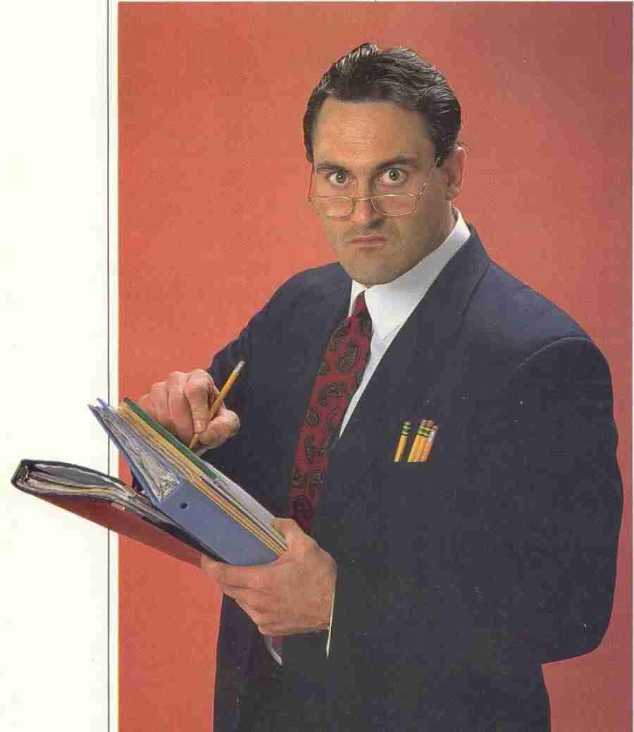 Wcw World Champion Mike Rotunda Vintage Medium Shot Background