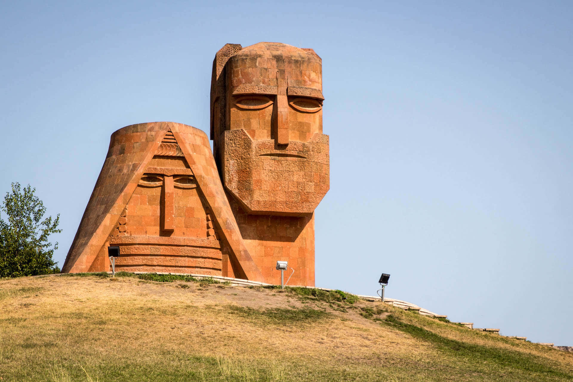 We Are Our Mountains Monument Armenia Background