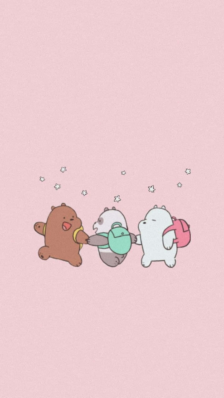 We Bare Bears Cute March Illustration