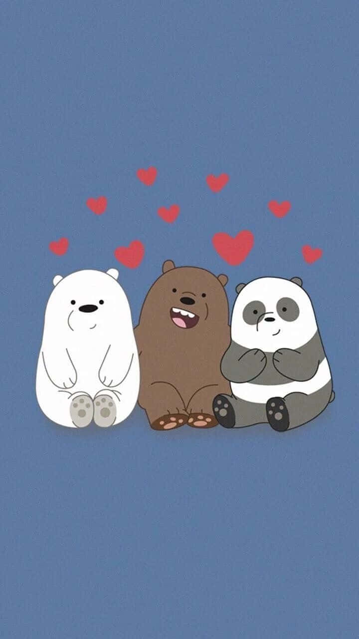 We Bare Bears Love Illustration