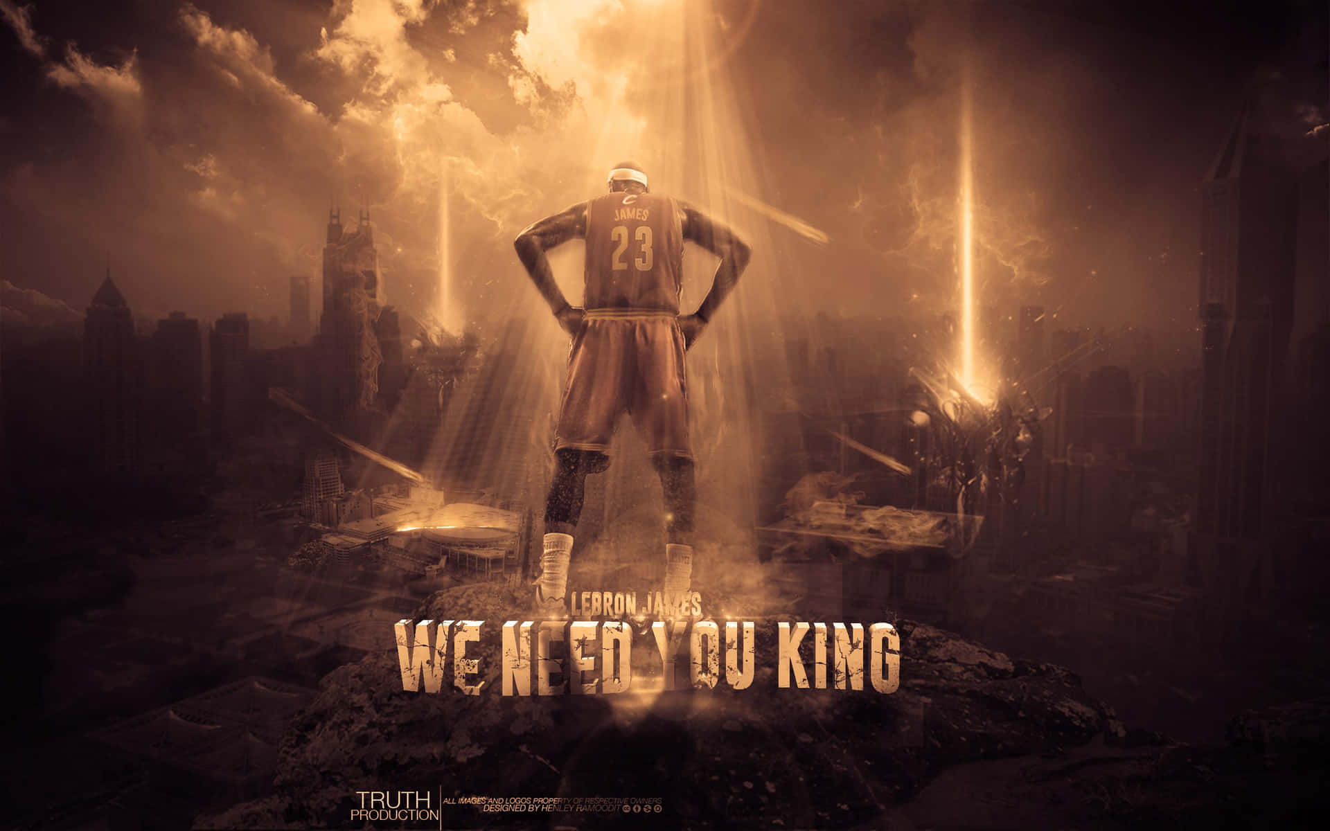 We Need King Lebron James Background