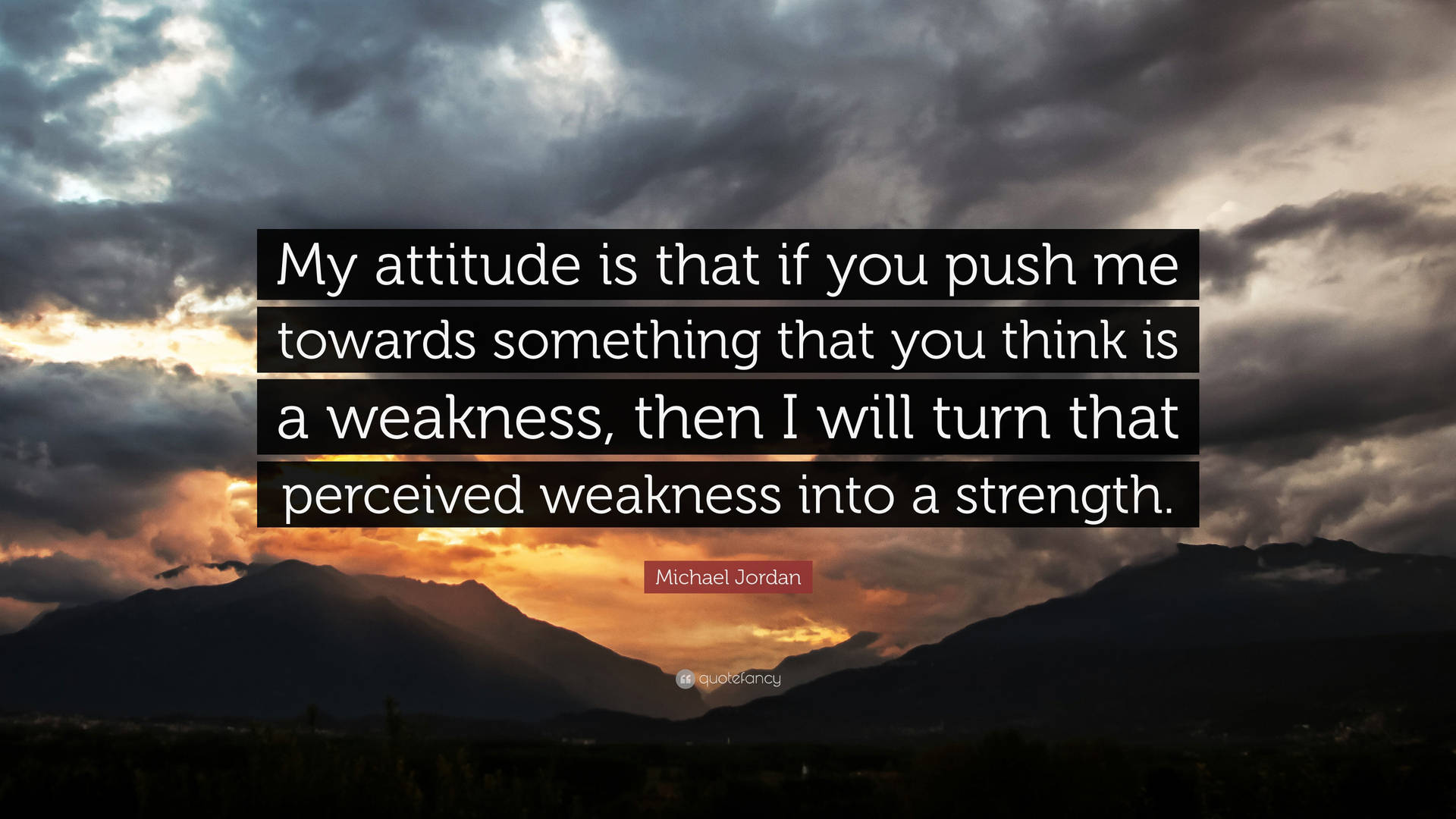 Weakness Into Strength Attitude 4k Background
