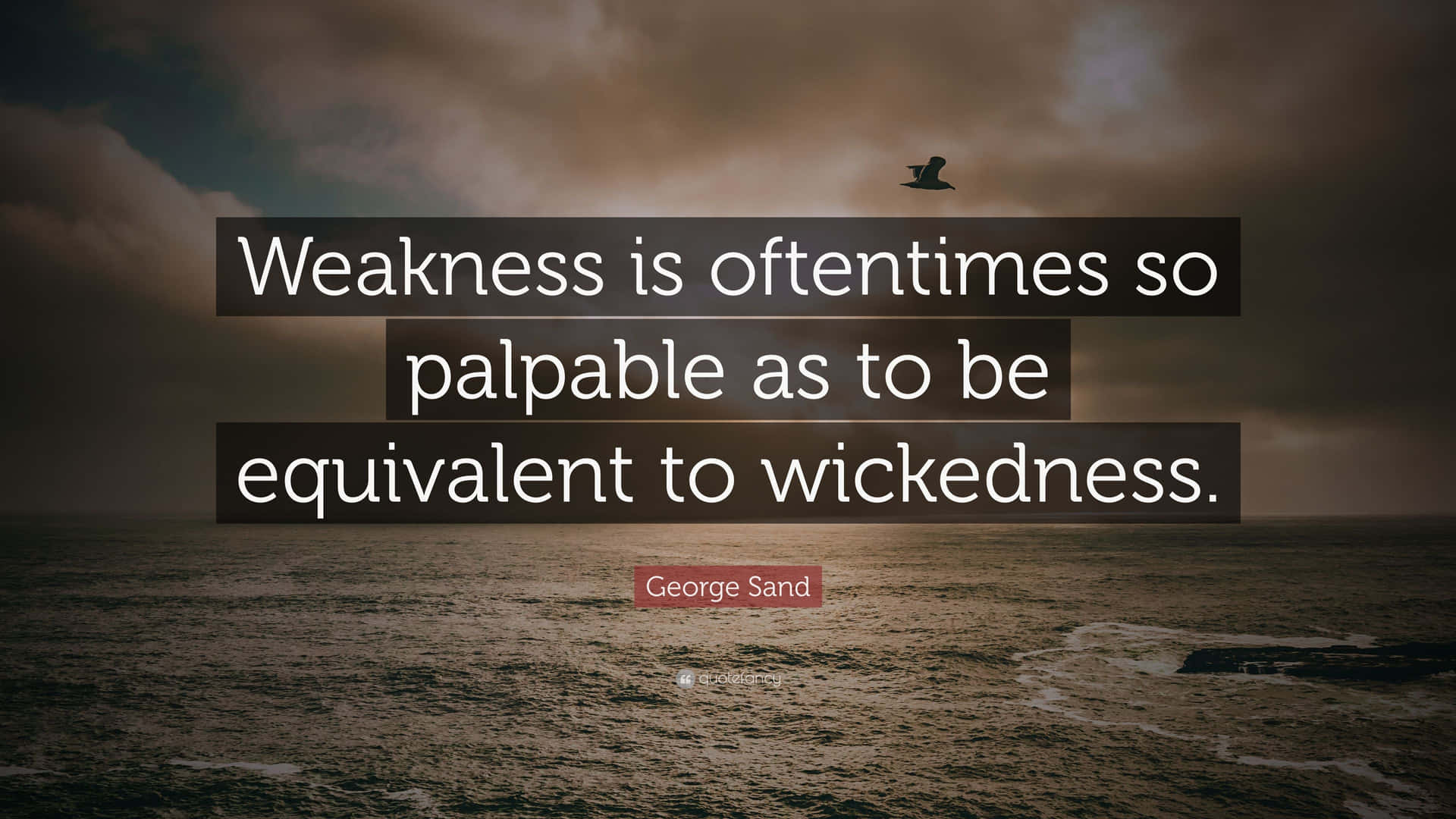 Weakness Is Palpable Background