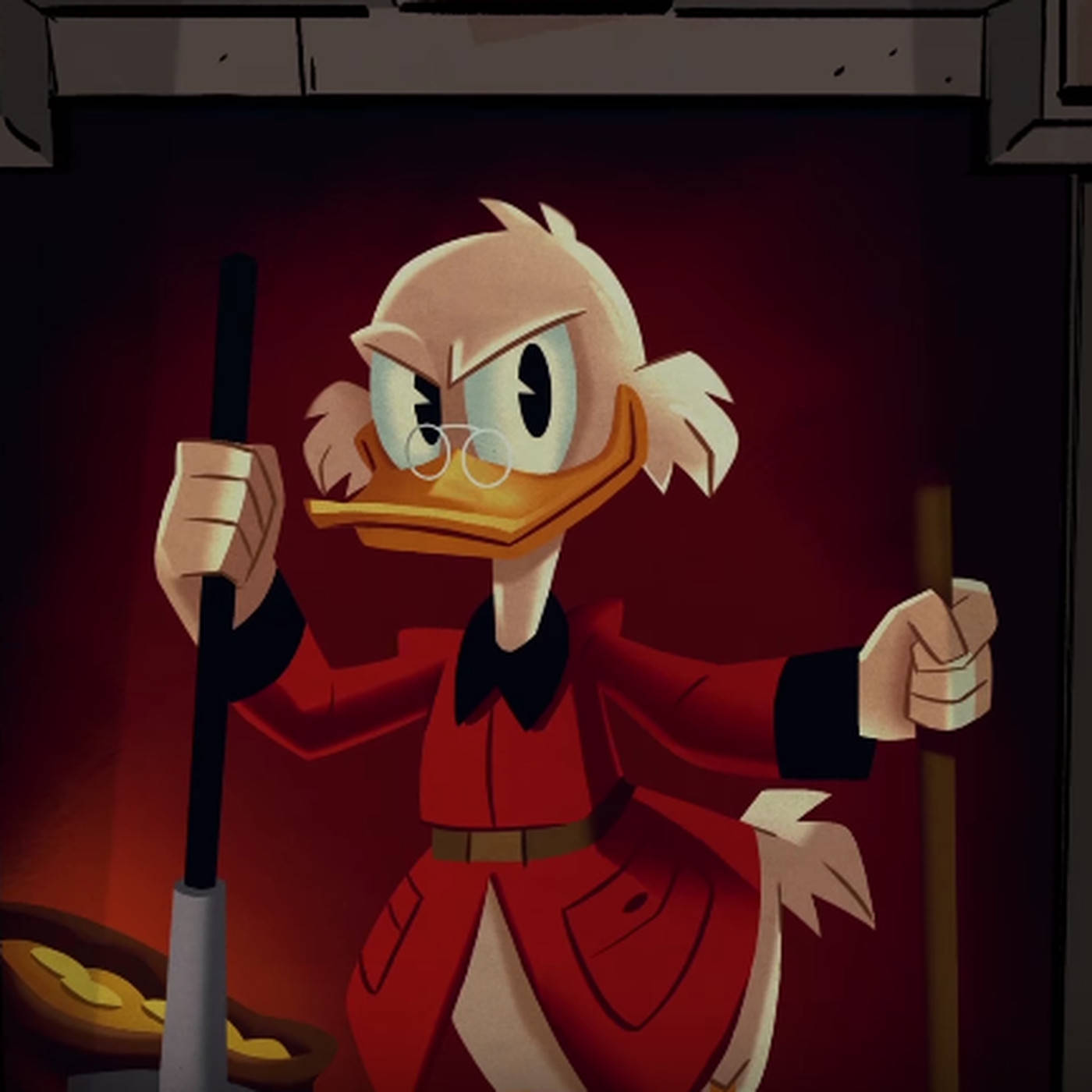 Wealthy Animated Icon, Scrooge Mcduck Background