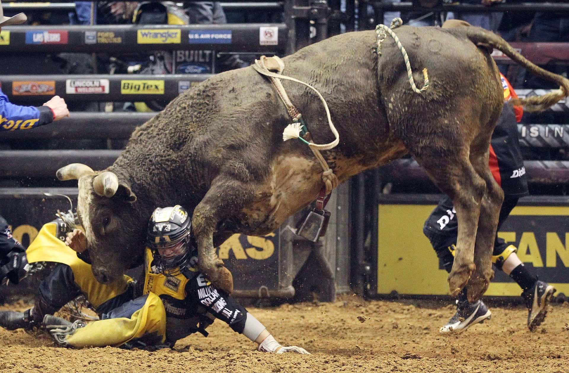 Wear Your Boots And Get Ready For Some Fast-paced Action At The Rodeo Background