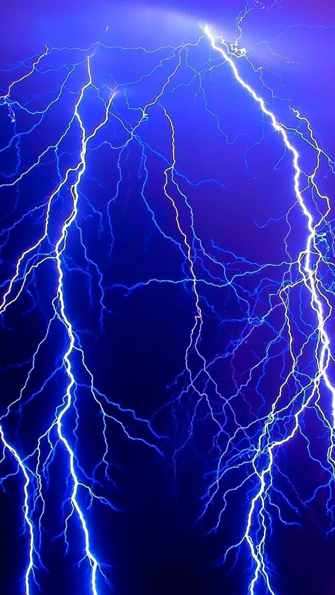 Weather With Lightning Bolts Background