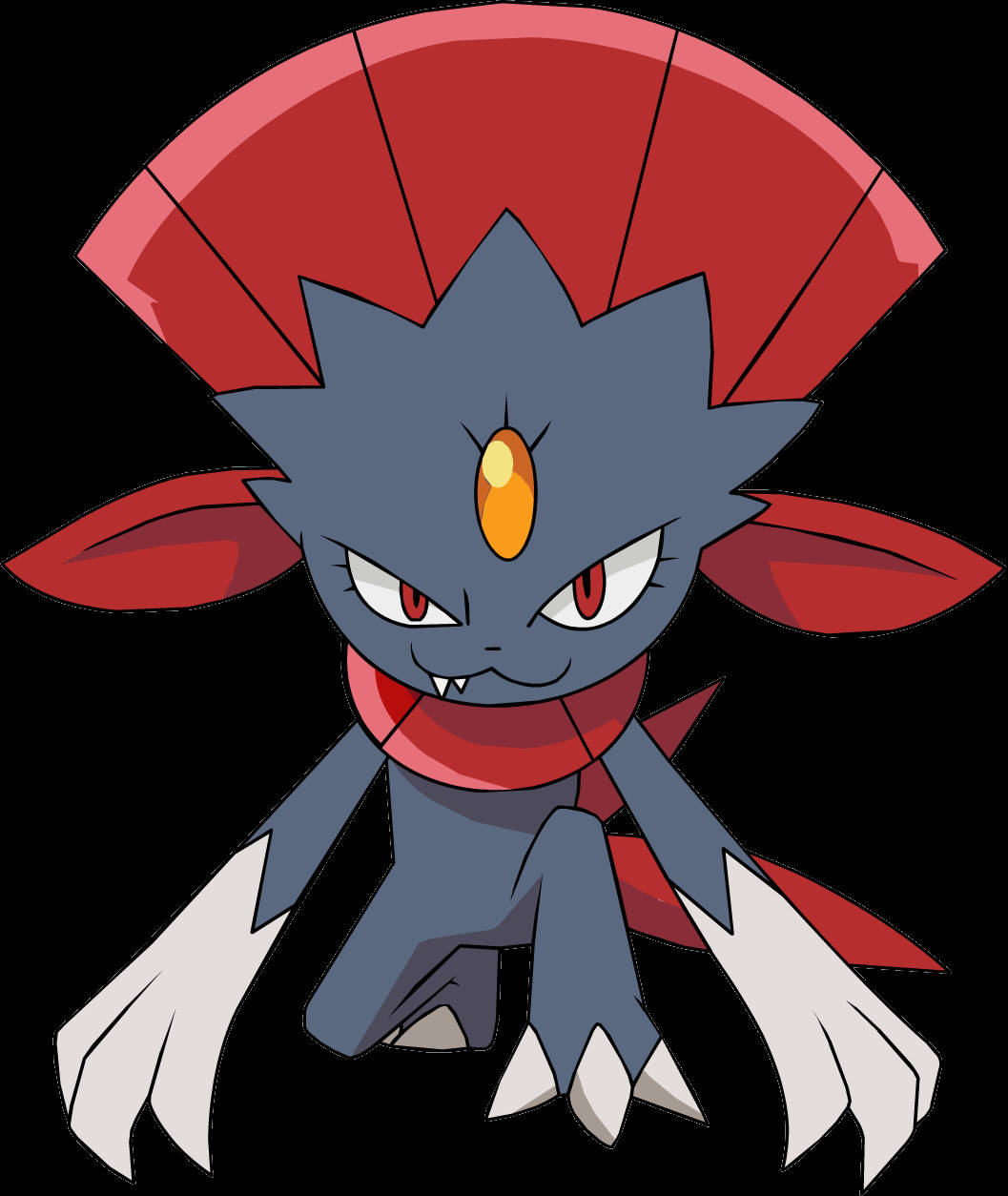 Weavile With Cat Mouth Background