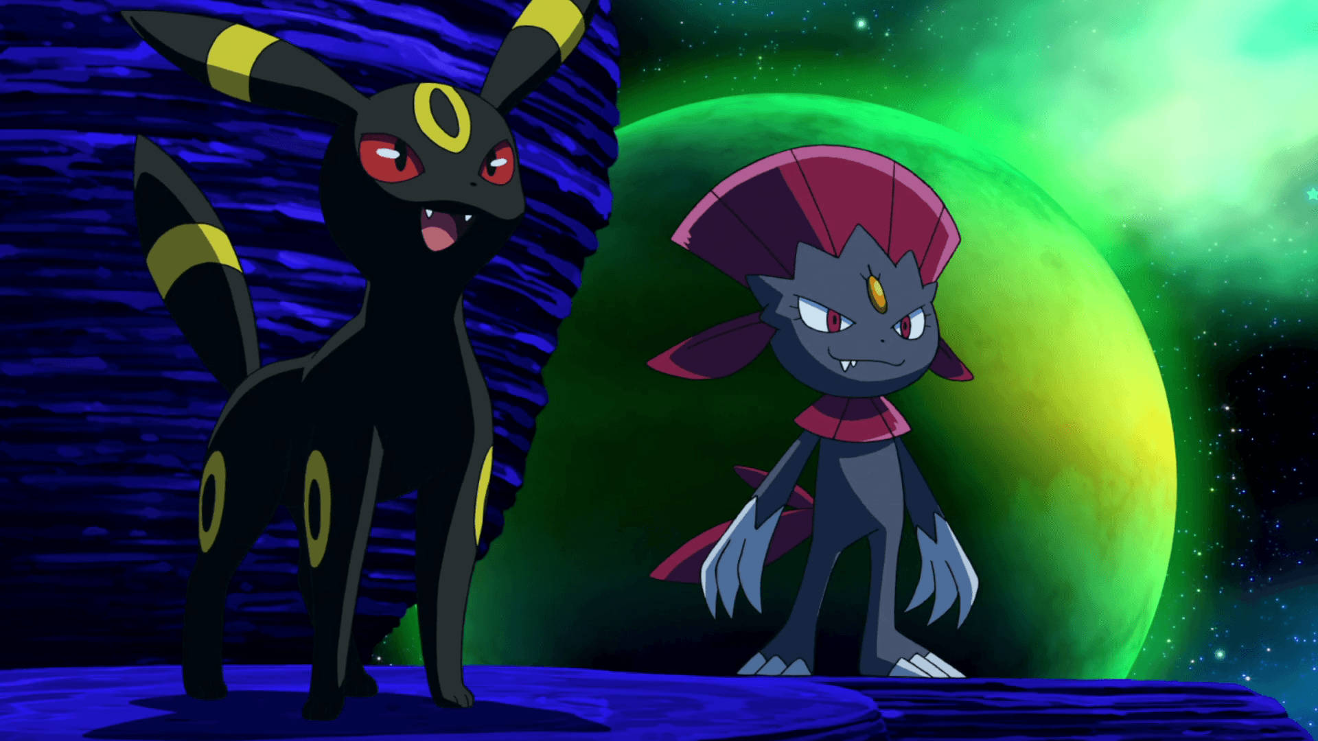 Weavile With Umbreon