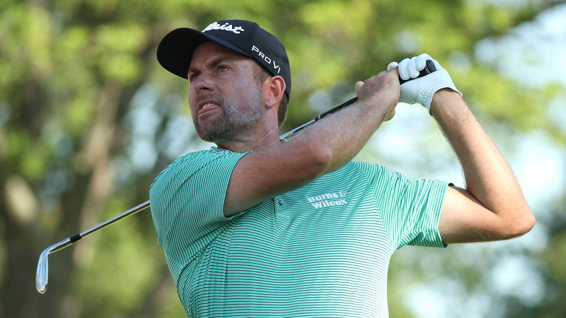 Webb Simpson Analyzing His Shot