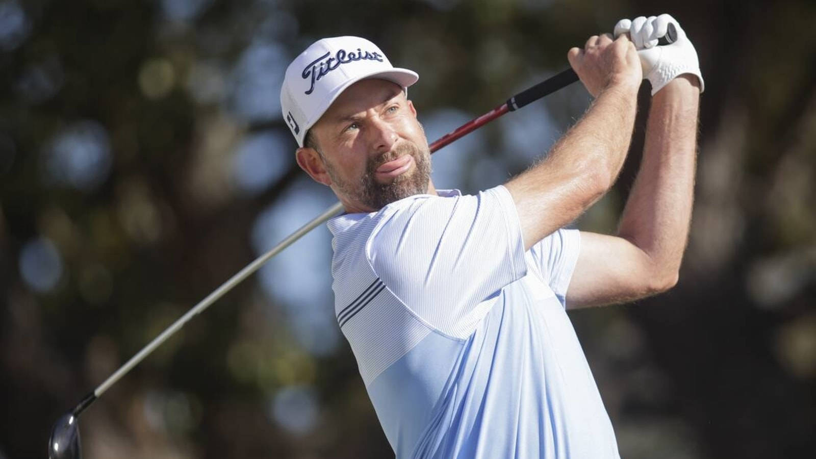 Webb Simpson In All White Background