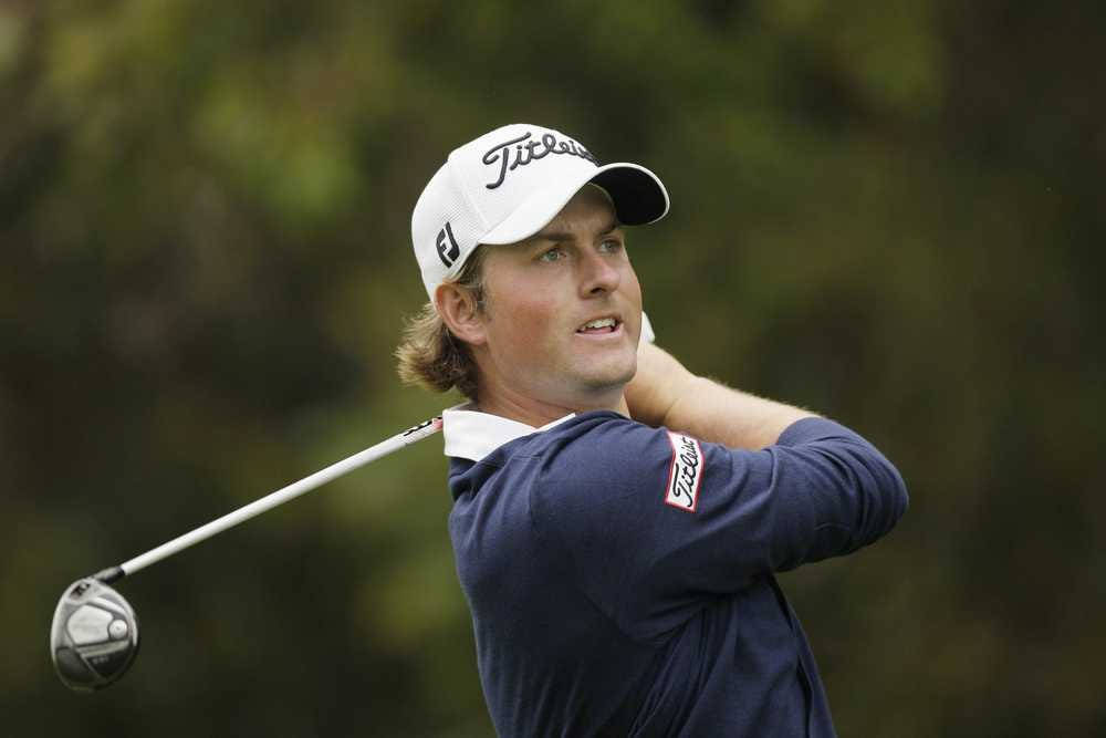 Webb Simpson Swinging High Background