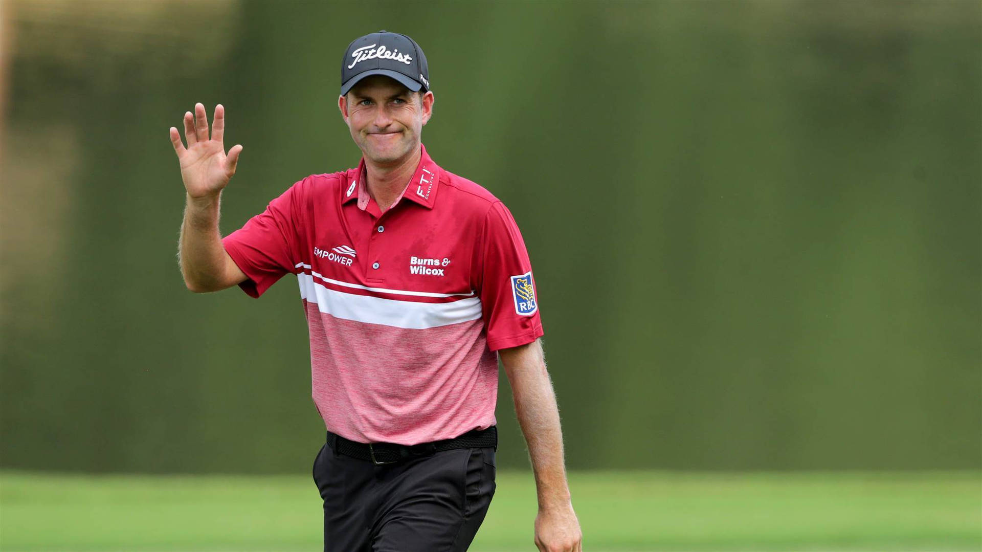 Webb Simpson Waving Background