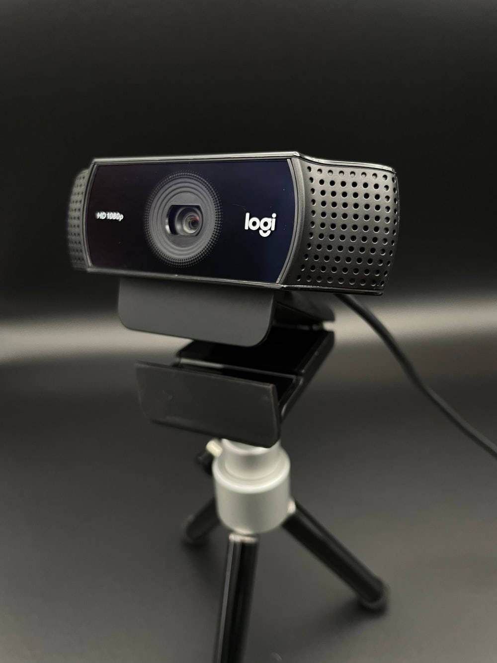 Webcam With Tripod Background
