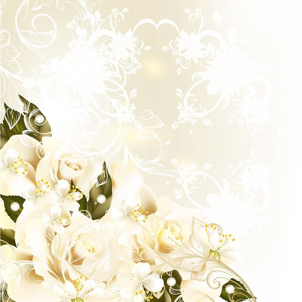 Wedding Album White Flowers