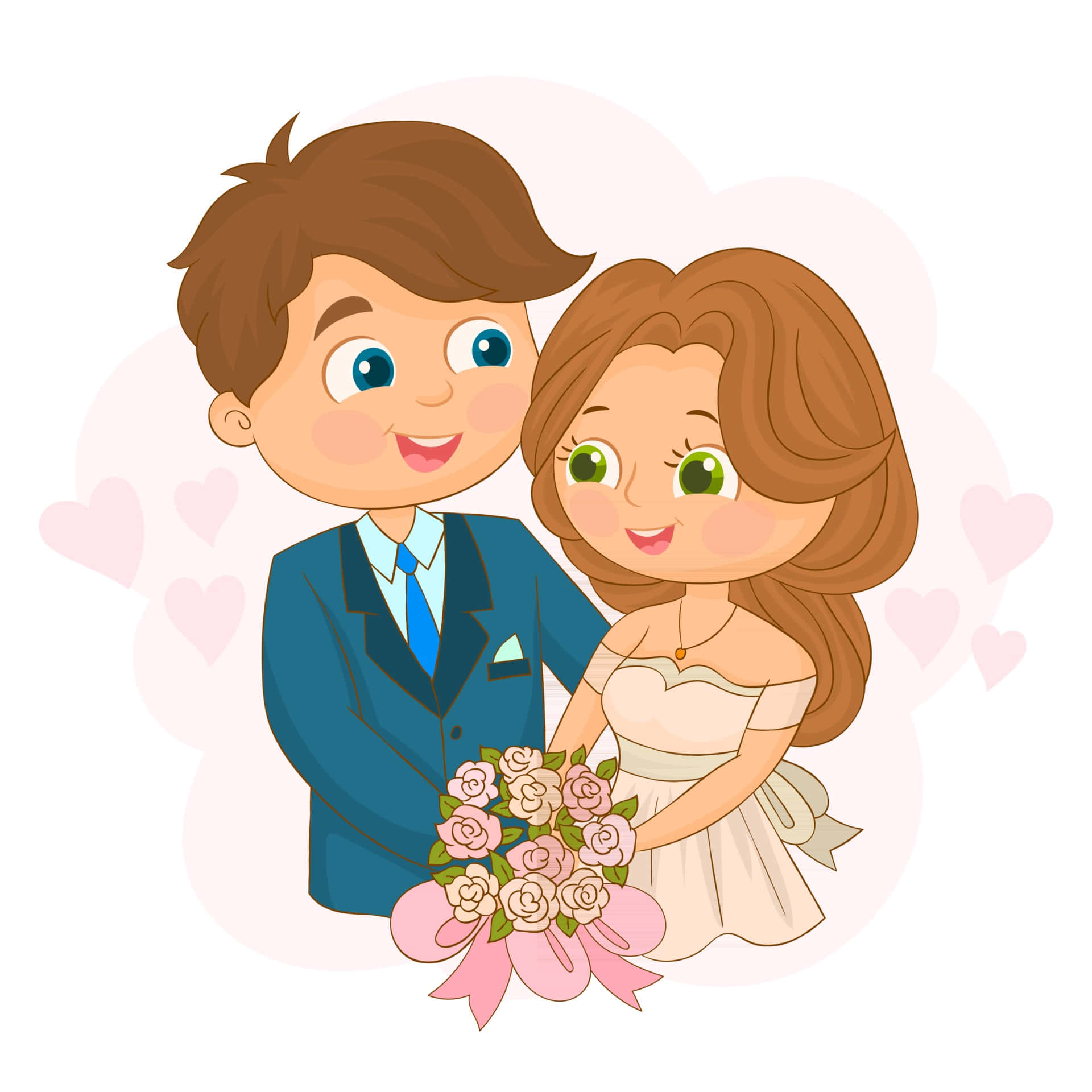 Wedding Couple Graphic Art Background