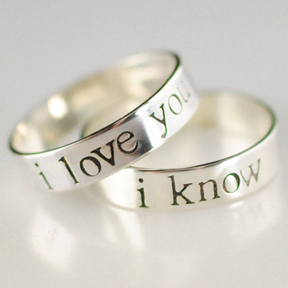 Wedding Rings With Vows Background