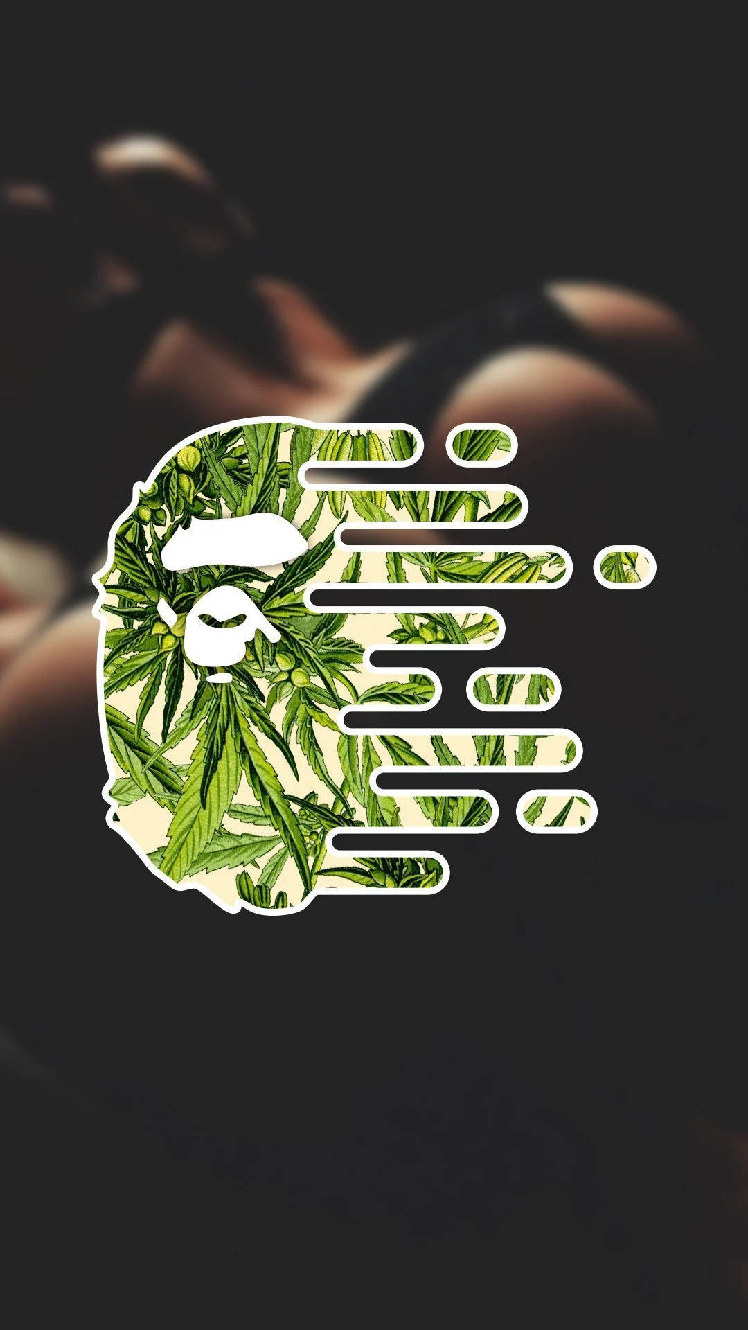 Weed Bape Logo Background