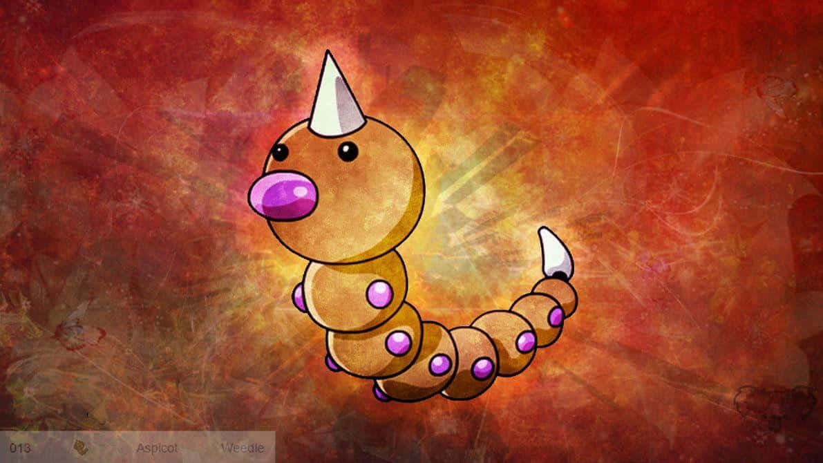 Weedle Pokemon Artistic Background