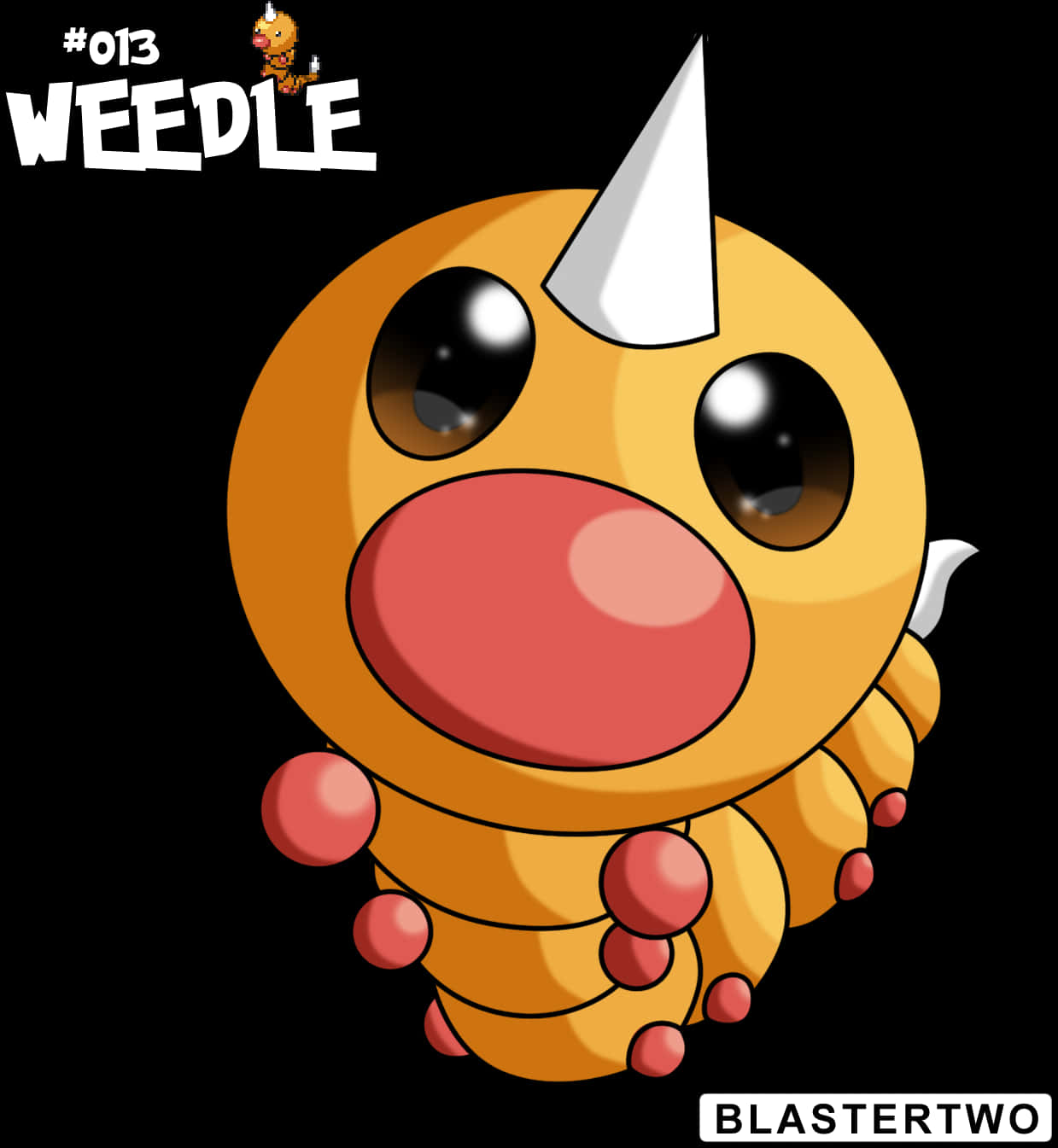 Weedle Pokemon Artwork013