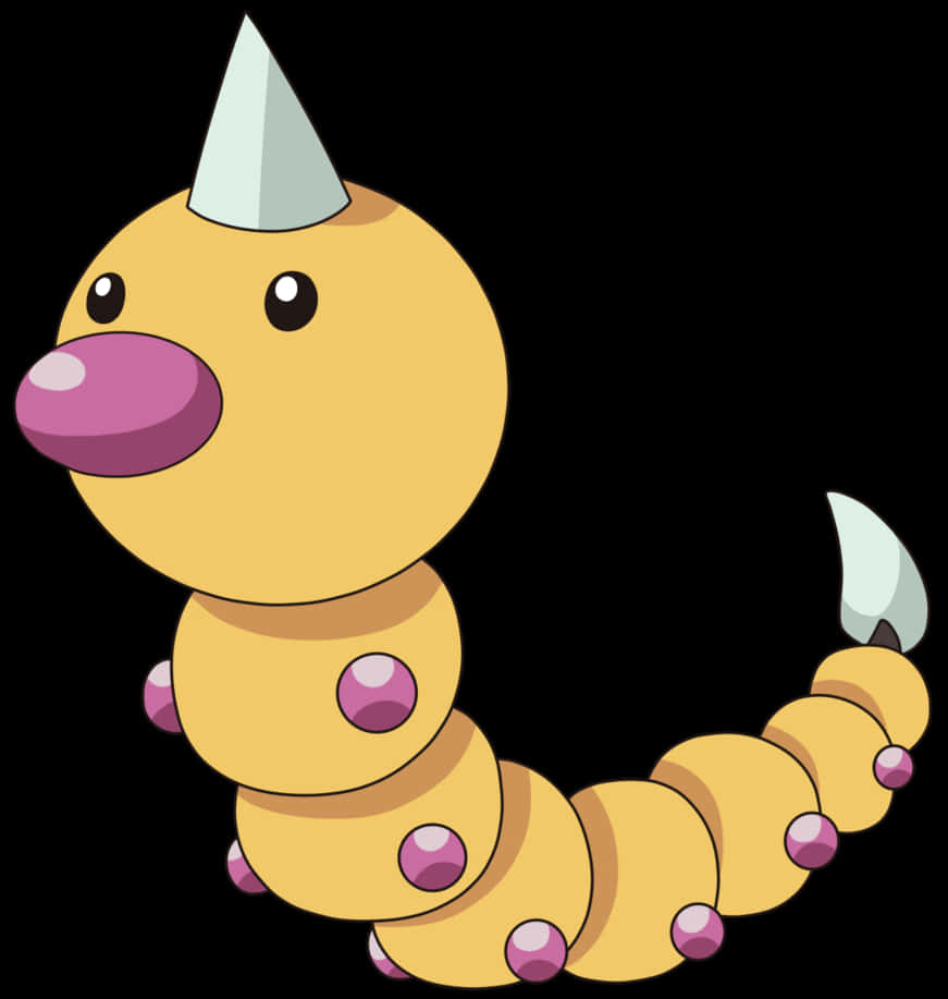 Weedle Pokemon Illustration Background